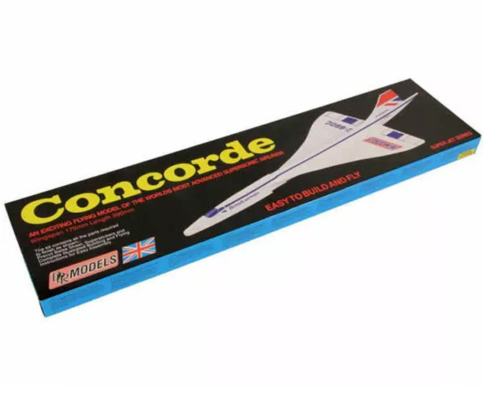 Concorde Kastflygplan Balsabyggsats