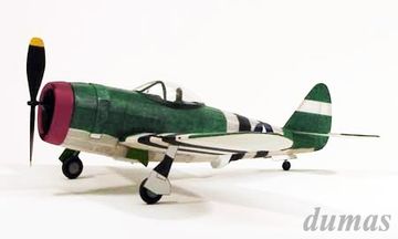 P-47 Thunderbolt 445mm Wood Kit in der Gruppe Hersteller / D / Dumas / Air Models bei Minicars Hobby Distribution AB (DU0217)
