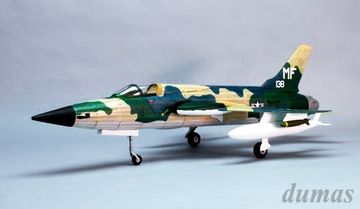 F-105 Thunderchief 394mm Trbyggsats# i gruppen Fabrikat / D / Dumas / Flygmodeller hos Minicars Hobby Distribution AB (DU0502)