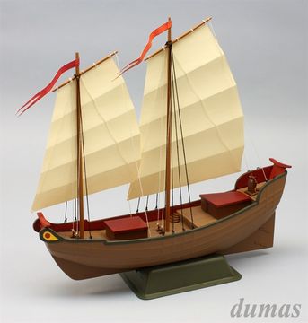 Chinese Junk 305mm Wood Kit in the group Brands / D / Dumas / Boat Models at Minicars Hobby Distribution AB (DU1010)