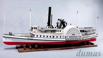 Mount Washington 1230mm ABS-hull in der Gruppe Hersteller / D / Dumas / Boat Models bei Minicars Hobby Distribution AB (DU1235)