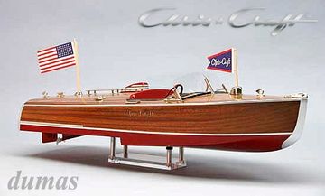 1941 Chris-Craft 16' Hydroplane 610mm Wood Kit in the group Brands / D / Dumas / Boat Models at Minicars Hobby Distribution AB (DU1254)