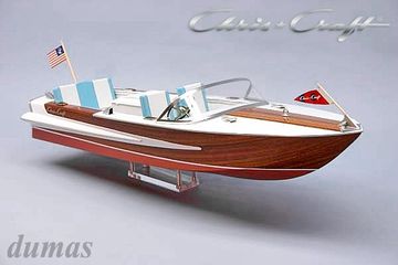 1964 Chris-Craft 20' Super Sport 762mm Trbyggsats i gruppen Fabrikat / D / Dumas / Btmodeller hos Minicars Hobby Distribution AB (DU1255)