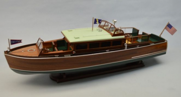 1929 Chris-Craft 38' Commute 950mm 1/12 Trbyggsats# in der Gruppe Hersteller / D / Dumas / Boat Models bei Minicars Hobby Distribution AB (DU1273)