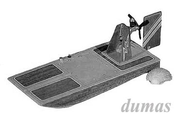Little Swamp Buggy Air Boat 457mm Trbyggsats i gruppen Fabrikat / D / Dumas / Btmodeller hos Minicars Hobby Distribution AB (DU1502)