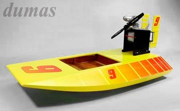 Big Swamp Buggy Air Boat 787mm Wood Kit in der Gruppe Hersteller / D / Dumas / Boat Models bei Minicars Hobby Distribution AB (DU1505)