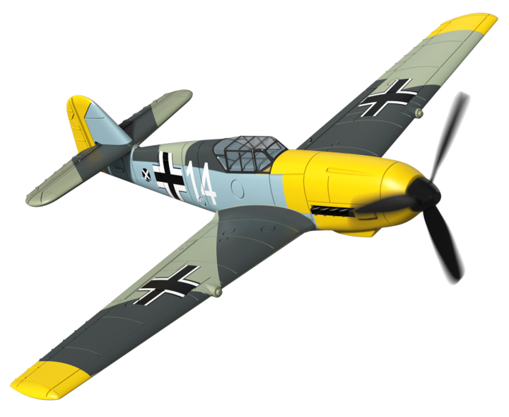 BF109 E 4CH Gyro 400mm RTF