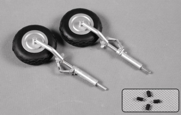 Main landing gear struts P51D (1400) in the group Brands / F / FMS / Spare Parts at Minicars Hobby Distribution AB (FMSSU118)