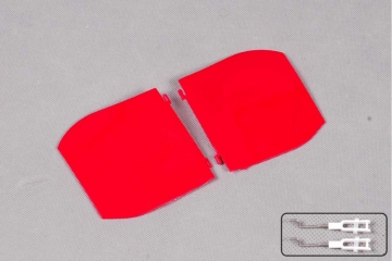 Inre fairing lucka Red Tail P51D (1400) i gruppen Fabrikat / F / FMS / Reservdelar hos Minicars Hobby Distribution AB (FMSSU134-RT)