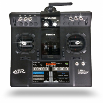 FX-36 Radio, R7208SB mottagare, utan batteri & laddare i gruppen Fabrikat / F / Futaba / Sndare hos Minicars Hobby Distribution AB (FP05003203-3)