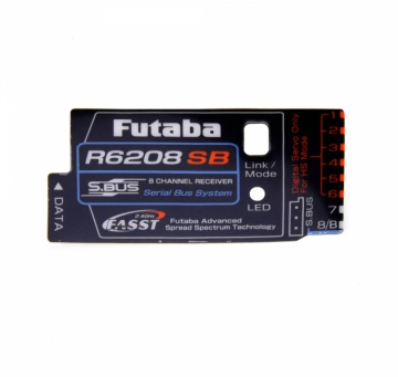 Ettikett R6208SB i gruppen Fabrikat / F / Futaba / Mottagarhus hos Minicars Hobby Distribution AB (FP1M17A48705)