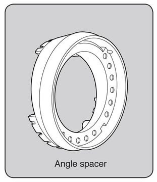 Vinkel Adapter 10 grader T4PV, T4PX, T7PX