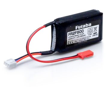 Receiver Battery Li-Fe 2S 6,6V  800mAh* in the group Brands / F / Futaba / Batteries at Minicars Hobby Distribution AB (FPFR2F800)