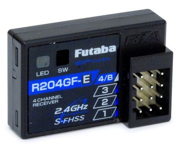 Receiver 4 channels 2.4G S-FHSS Micro* DISC. in the group Brands / F / Futaba / Receivers at Minicars Hobby Distribution AB (FPR204GFE)