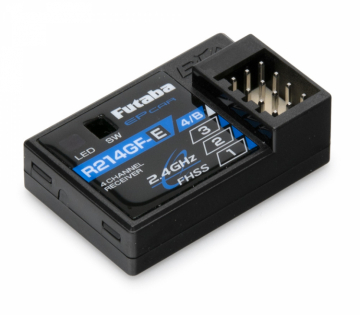 Receiver 4 channels 2.4G S-FHSS Micro in the group Brands / F / Futaba / Receivers at Minicars Hobby Distribution AB (FPR214GFE)