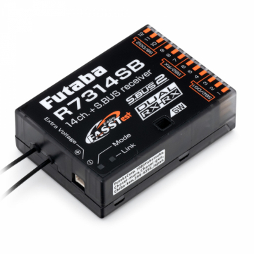 FUTABA Empfnger R7314SB 2.4GHz FASSTest in der Gruppe Hersteller / F / Futaba / Receivers bei Minicars Hobby Distribution AB (FPR7314SB)