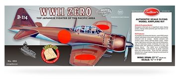 Mitsubishi WWII Zero Laser-Cut Guillow i gruppen Fabrikat / G / Guillows / Trmodeller hos Minicars Hobby Distribution AB (GU0404LC)