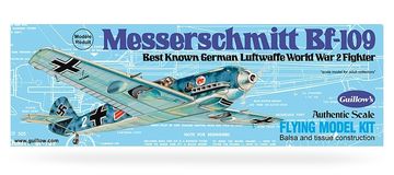 Messerschmitt BF-109 model kit in the group Brands / G / Guillows / Wooden Models at Minicars Hobby Distribution AB (GU0505)