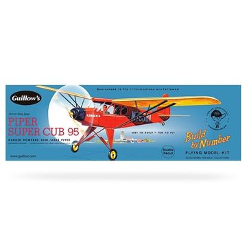 Piper Super Cub in the group Brands / G / Guillows / Wooden Models at Minicars Hobby Distribution AB (GU0602)