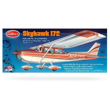 Cessna Skyhawk in the group Brands / G / Guillows / Wooden Models at Minicars Hobby Distribution AB (GU0802)