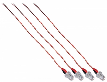 LED röd 4st X4 Hubsan