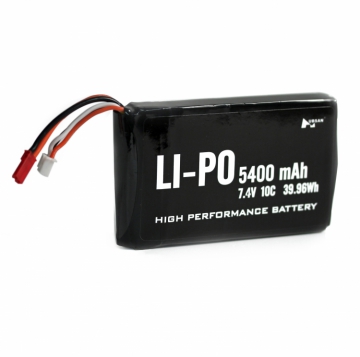 Sndarbatteri Li-Po 2S 7,4V 5400mAh, H109 i gruppen Fabrikat / H / Hubsan / Tillbehr hos Minicars Hobby Distribution AB (H109S-40)