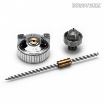 RUBY Needle & Nozzle Set 0.8mm in the group Brands / H / Hobbynox / Airbrushes at Minicars Hobby Distribution AB (HN001-02B)