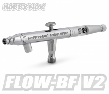FLOW-BF V2 Airbrush Bottom Feed 0.5mm 1.8m Hose in the group Brands / H / Hobbynox / Airbrushes at Minicars Hobby Distribution AB (HN002-21)
