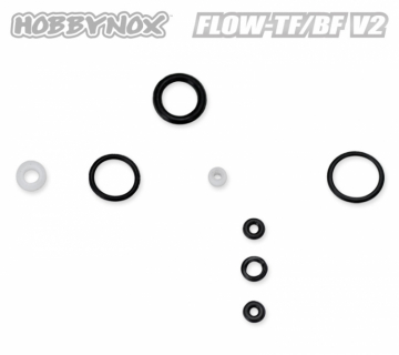 FLOW-TF/BF V2 O-Ring Set i gruppen Fabrikat / H / Hobbynox / Frgsprutor hos Minicars Hobby Distribution AB (HN002-23)