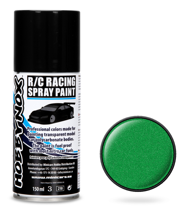 Metallic Grön R/C Racing Spray Färg 150 ml