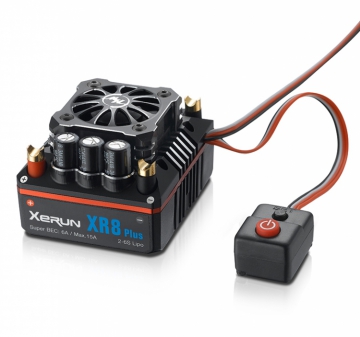 XeRun XR8 Plus 150A ESC DISC. in der Gruppe Hersteller / H / Hobbywing / ESC bei Minicars Hobby Distribution AB (HW30113300)