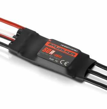 Skywalker 50A ESC UBEC Airplane 2-4S (Replaced by 80060442) in the group Brands / H / Hobbywing / ESC at Minicars Hobby Distribution AB (HW30216000)
