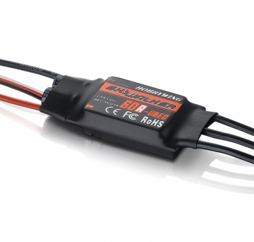 Skywalker 60A ESC UBEC Airplane 2-6S in the group Brands / H / Hobbywing / ESC at Minicars Hobby Distribution AB (HW30216100)