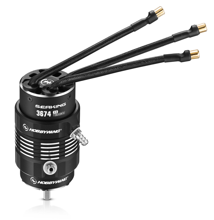 Motor Seaking 3674SL 2300kV Black V2 Båt 2-6S