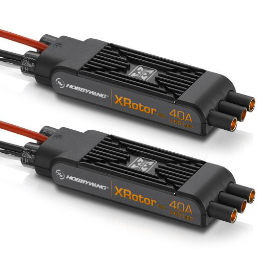 XRotor Pro 40A Fartreglage 3-6S 3.5mm Kontakter (utan Kablar) Multirotor (2)