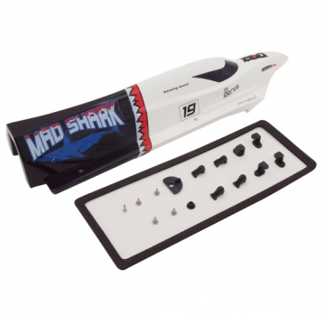 Deck vit med packning Mad Shark i gruppen Fabrikat / J / Joysway / Reservdelar hos Minicars Hobby Distribution AB (JW820503)