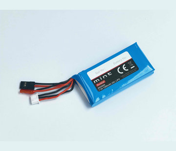 Li-Po Battery 2S 7,4V 1300mAh JST & JR-Connector