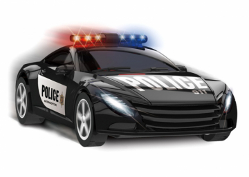 Car SuperFun Police 1/43 in der Gruppe Hersteller / J / Joysway / Slot Car Racing bei Minicars Hobby Distribution AB (JW920104)