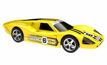 Car Superfun Classic 6 Yellow Sport 1/43 in the group Brands / J / Joysway / Slot Car Racing at Minicars Hobby Distribution AB (JW920109)