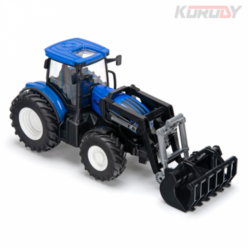 Tractor with front bucket RC RTR 1:24 in the group Brands / K / Korody / Korody RC Tractors at Minicars Hobby Distribution AB (KO6631H)