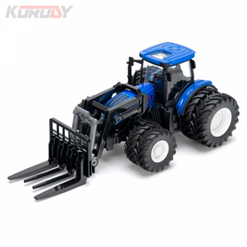 Tractor with double wheels and fork arm RC RTR 1:24 in der Gruppe Hersteller / K / Korody / Korody RC Tractors bei Minicars Hobby Distribution AB (KO6633HB)