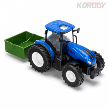 Tractor with tilt bucket RC RTR 1:24 in the group Brands / K / Korody / Korody RC Tractors at Minicars Hobby Distribution AB (KO6640H)