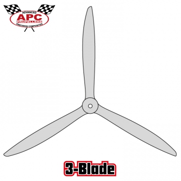 Propeller 15.75x13-3 3-Blad i gruppen Fabrikat / A / APC / Propeller 3- och 4-Blad hos Minicars Hobby Distribution AB (LP3157513)