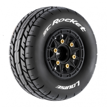 Tires & Wheels SC-ROCKET (Removable Hex 4pcs) Soft (2) in the group Accessories & Parts / Car Tires & Wheels /  at Minicars Hobby Distribution AB (LT3154SB)
