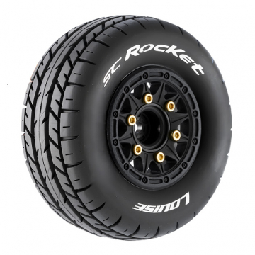 Tires & Wheels SC-ROCKET (Removable Hex 4pcs) Soft (2) in the group Catalog / Brands / L / Louise RC World / Tires Short Course at Minicars Hobby Distribution AB (LT3154SB)