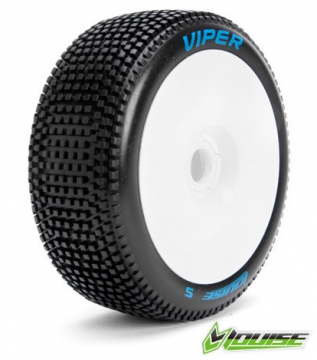 Tire & Wheel B-VIPER 1/8 Buggy Soft White (2) in der Gruppe Hersteller / L / Louise RC World / Tires 1/8 Buggy/GT bei Minicars Hobby Distribution AB (LT3194SW)