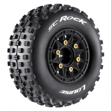 Tires & Wheels SC-ROCK (Removable Hex 4pcs) Soft (2) in the group Accessories & Parts / Car Tires & Wheels /  at Minicars Hobby Distribution AB (LT3229SB)
