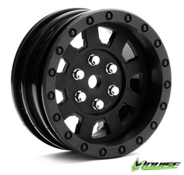Wheel Crawler 1.9 Black (2) in the group Brands / L / Louise RC World / Tires Crawler at Minicars Hobby Distribution AB (LT3234B)