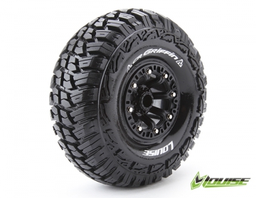 Tire & Wheel CR-GRIFFIN 2.2 Black (2) in the group Brands / L / Louise RC World / Tires Crawler at Minicars Hobby Distribution AB (LT3235VB)