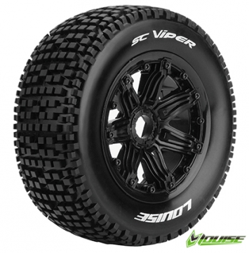 Tires & Wheels SC-VIPER LS Short Course (24mm Hex) (2) in the group Accessories & Parts / Car Tires & Wheels / Dck Large Scale at Minicars Hobby Distribution AB (LT3294B)